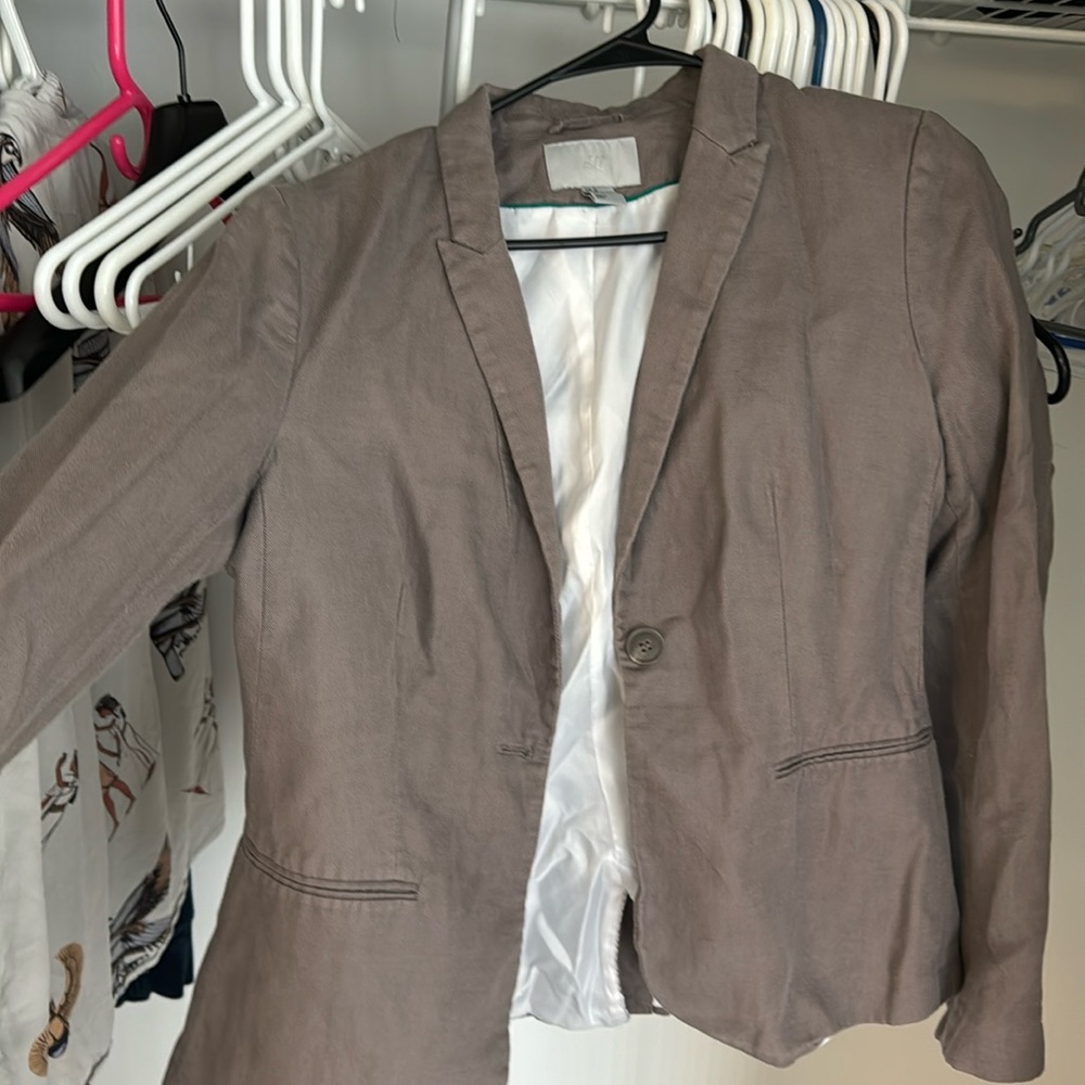 H&M Blazer Jacket - Dusty Rose US 12